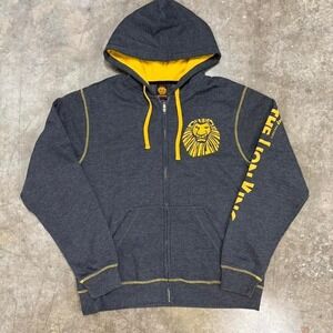 Vintage‎ Disney The Lion King Movie Promo Full Zip Hoodie Size L